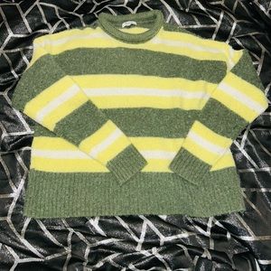 Madewell Sweater Womens XL Green  Knit Long Sleeve Ladies